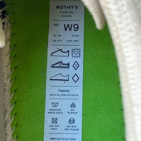 Rothy’s The Lace Up Sneaker Size 9 - Picture 9 of 9